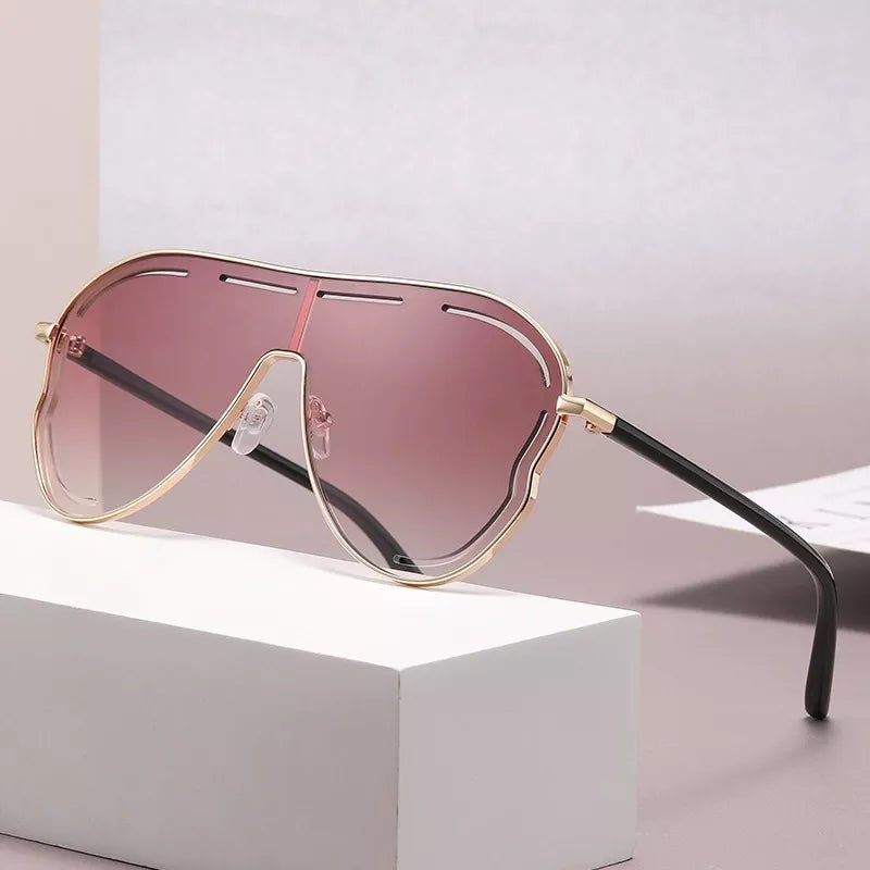 Oversized Aviator Gradient Sunglasses - The LW Shop