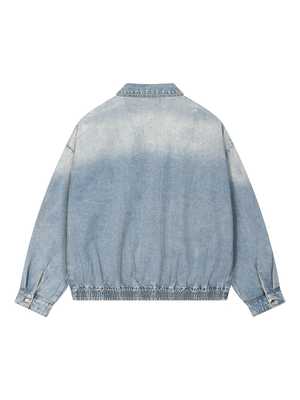 Unisex Vintage Wash Full-Zip Denim Jacket - The LW Shop