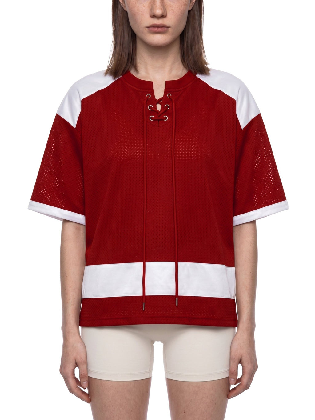 Unisex Raglan Sleeve Mesh Boxy T-Shirt - The LW Shop