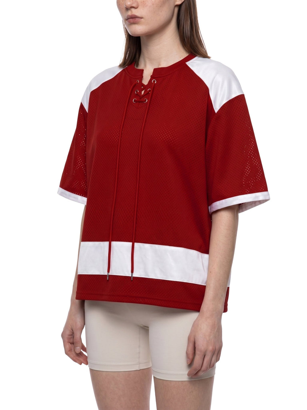Unisex Raglan Sleeve Mesh Boxy T-Shirt - The LW Shop