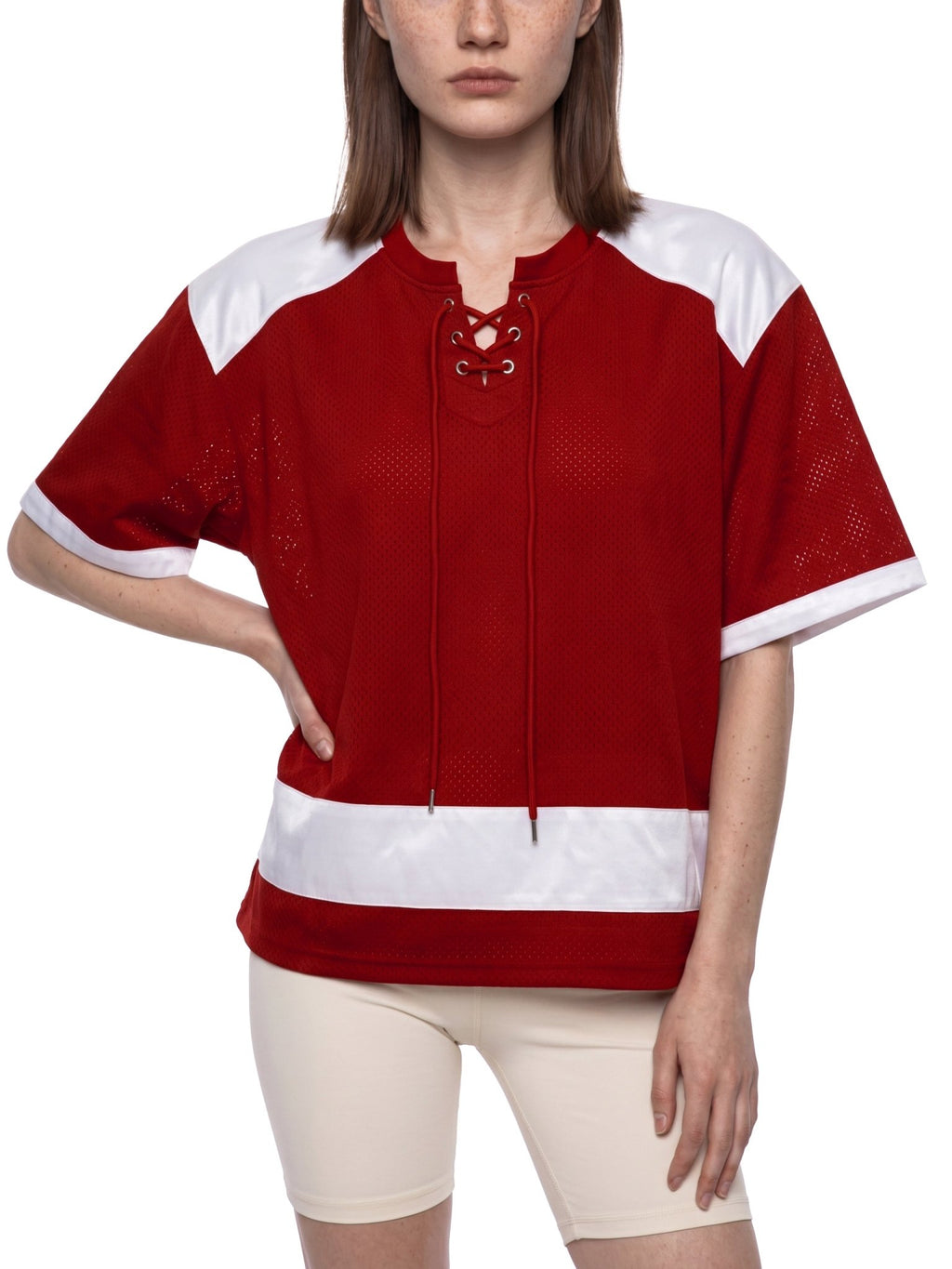 Unisex Raglan Sleeve Mesh Boxy T-Shirt - The LW Shop