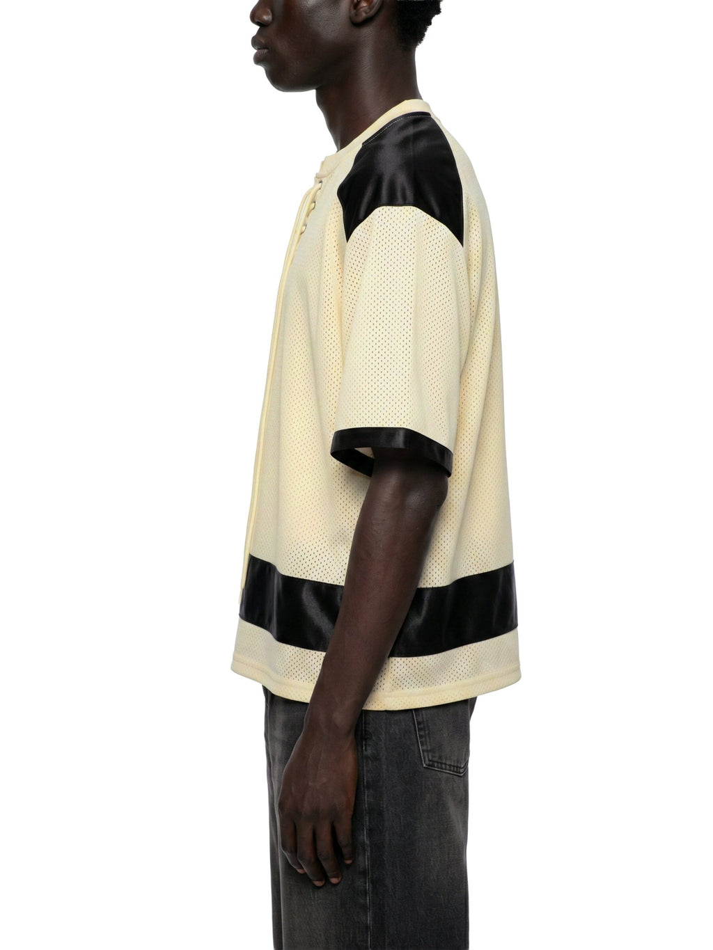 Unisex Raglan Sleeve Mesh Boxy T-Shirt - The LW Shop
