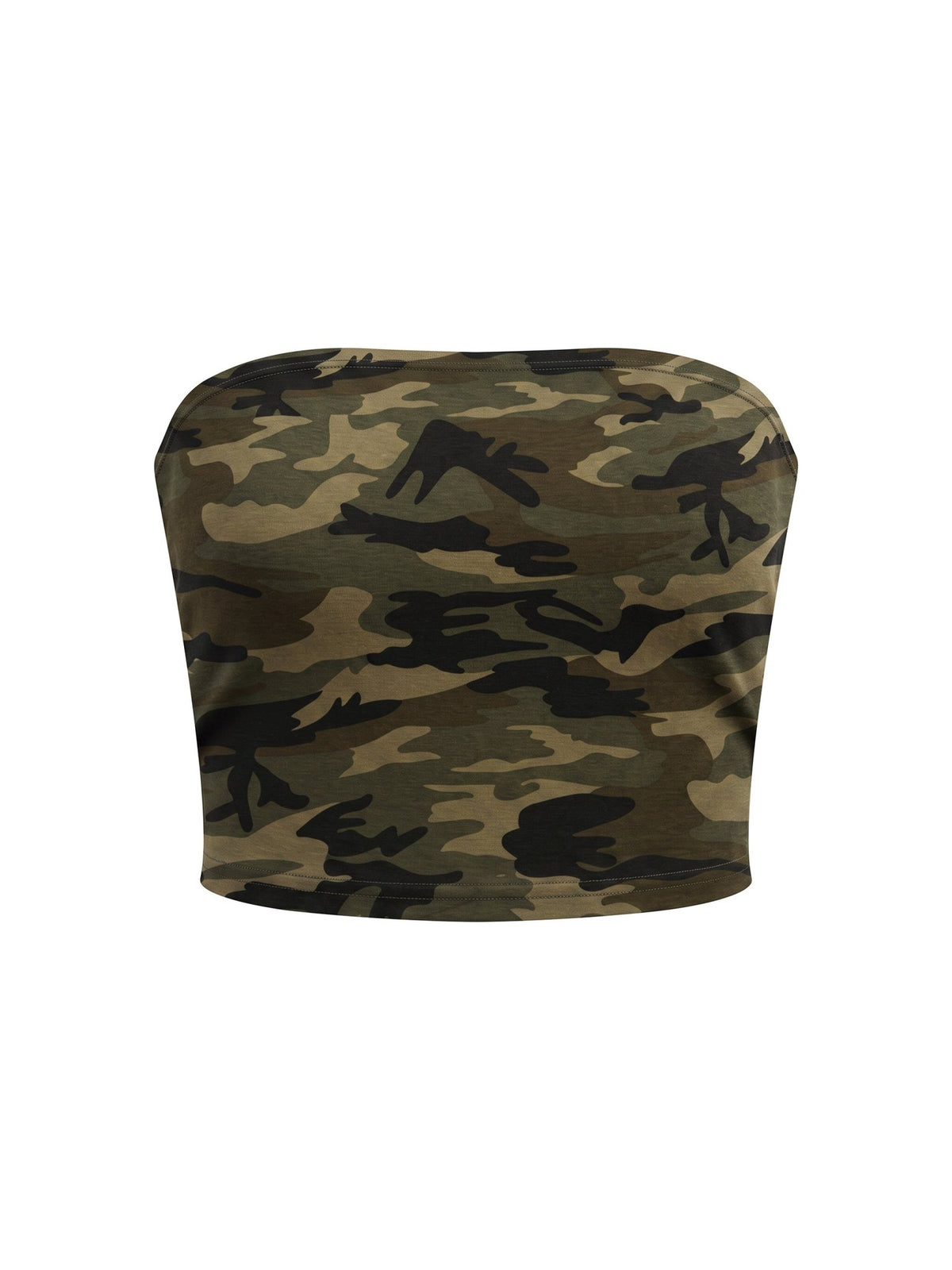 Women’s Camo Cropped Tube Top - The LW Shop