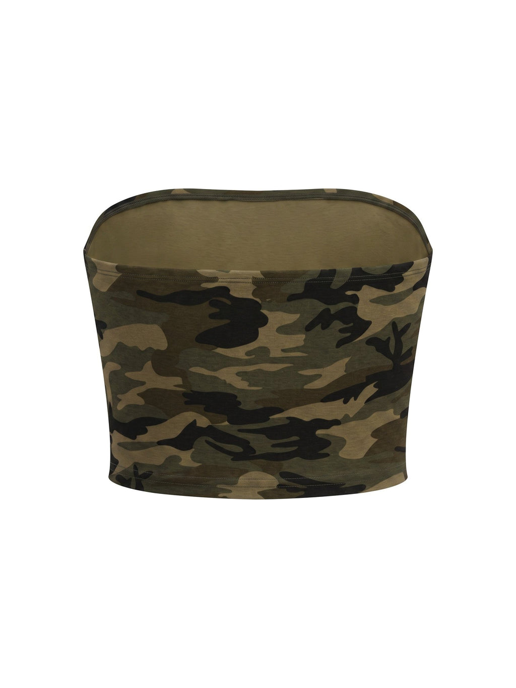 Women’s Camo Cropped Tube Top - The LW Shop