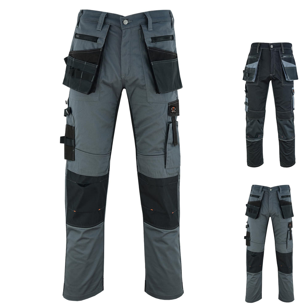 Riggermen Mens Work Pants Lightweight Cargo Tactical Trouser with Holster Pockets Relaxed Fit Safety Pants for Construction - The LW Shop