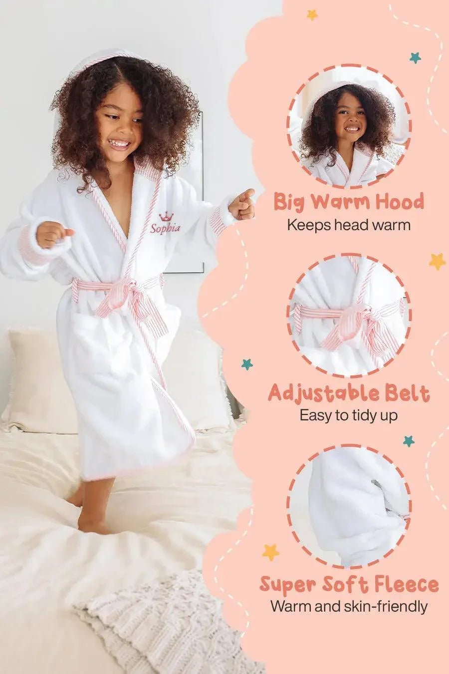 Kids Plush Robe – Ultra Soft, Safe & Cozy for Toddlers & Kids - The LW Shop