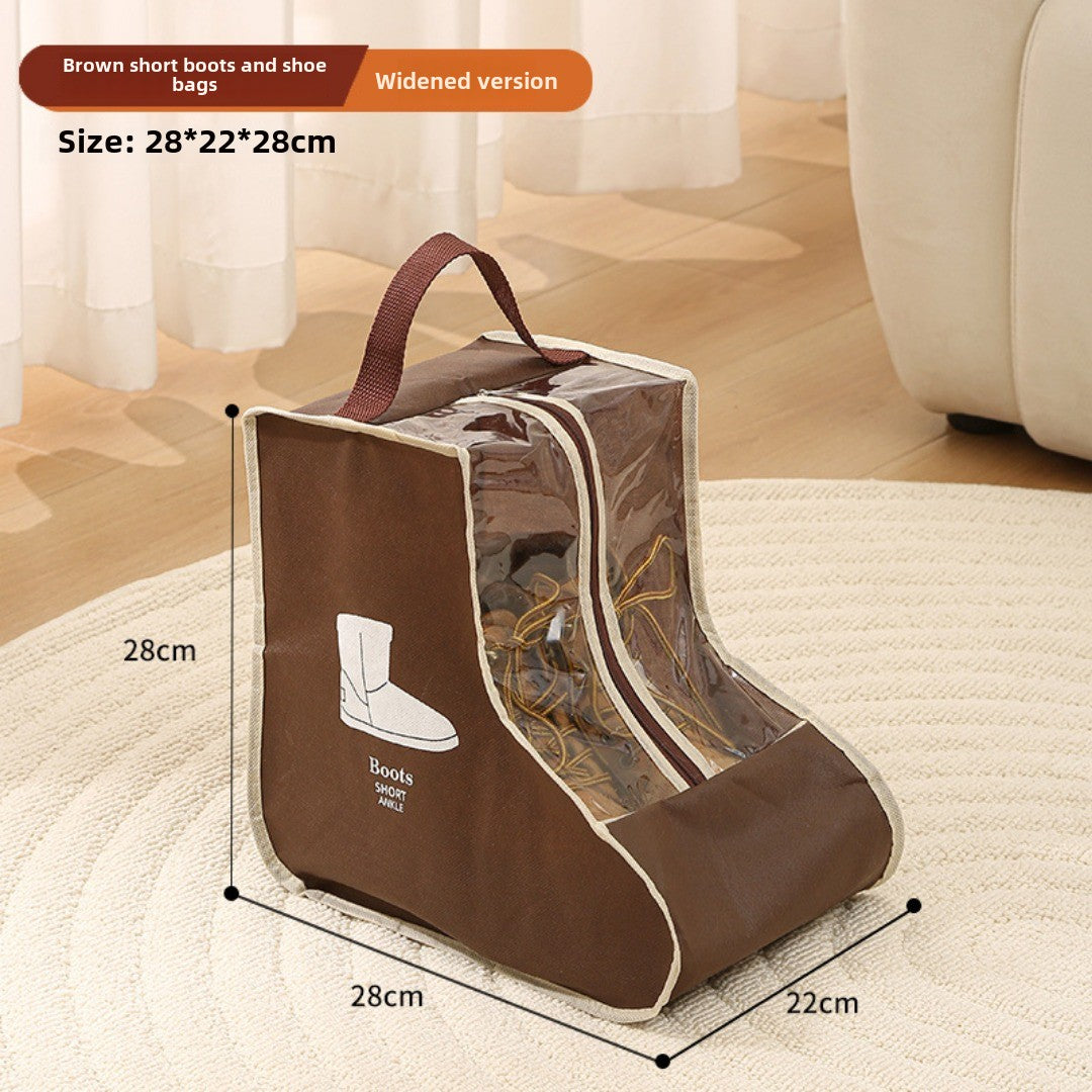 bolsa para guardar zapatos, bolso transparente multiusos para zapatos, bolsa para zapatos a prueba de polvo y humedad, bolsa protectora para botas largas y cortas.