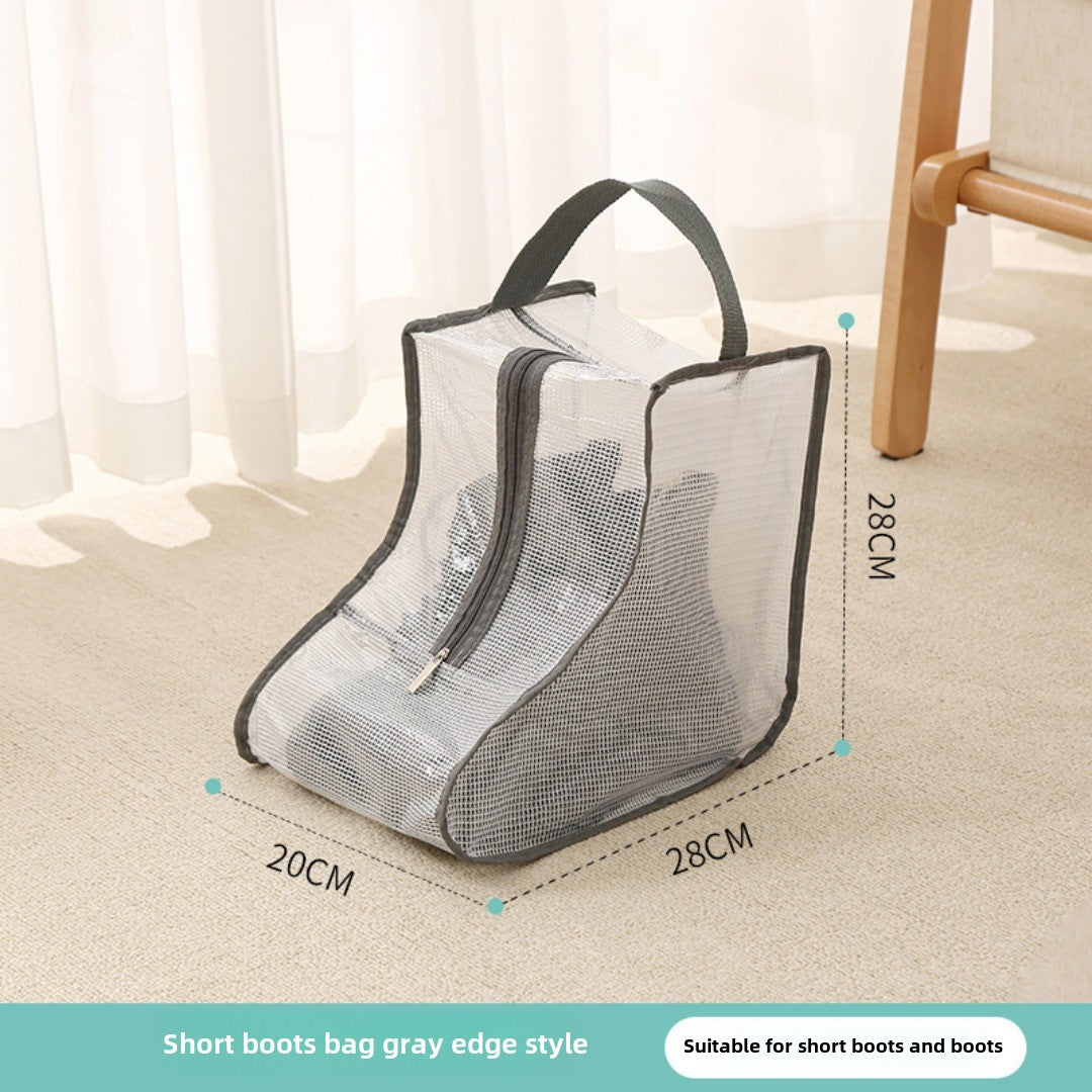 bolsa para guardar zapatos, bolso transparente multiusos para zapatos, bolsa para zapatos a prueba de polvo y humedad, bolsa protectora para botas largas y cortas.