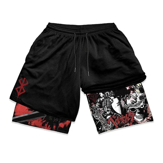 Men's Oversized Graphic Gym Shorts – Track Shorts - The LW Shop